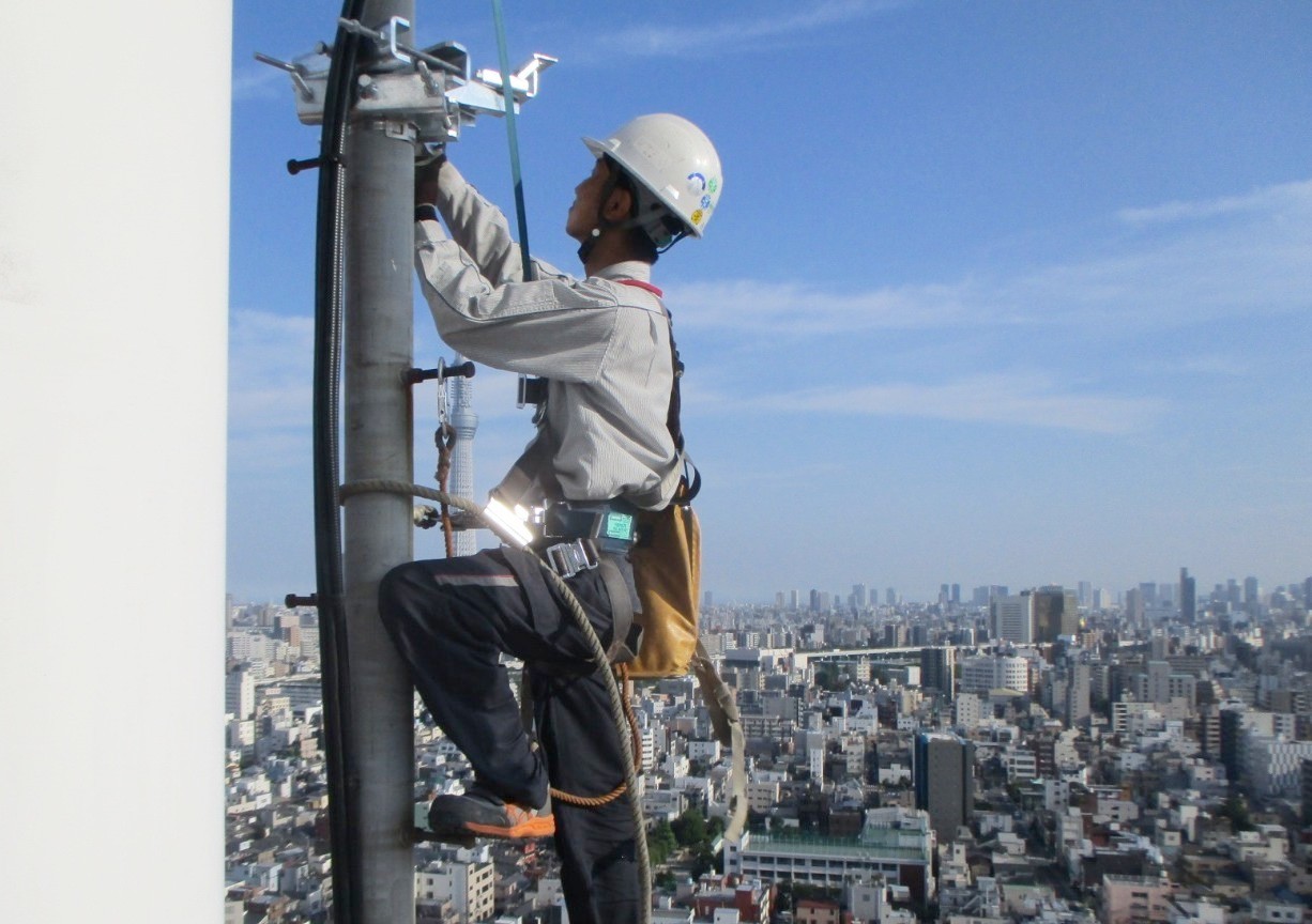 移動通信工事　現場着工 